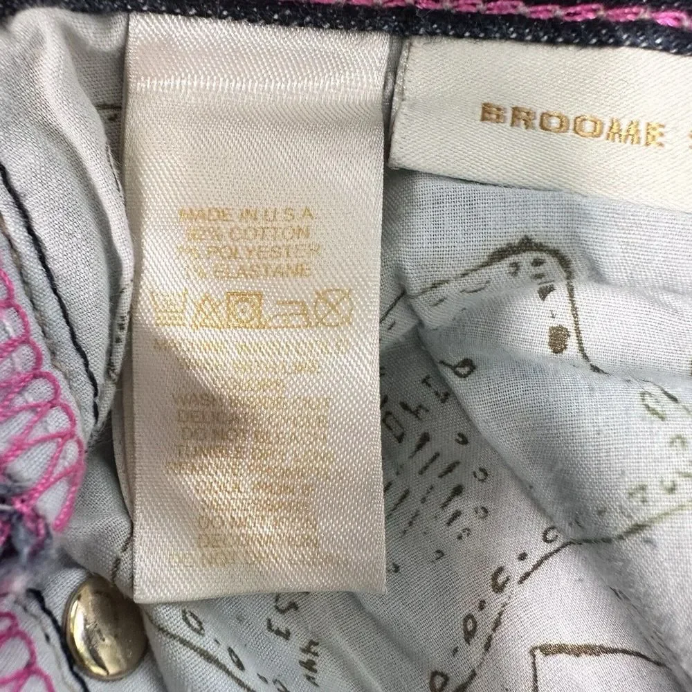 Kate Spade Size 25x24 Broome Street Skinny Women's Denim‎ Blue Jeans Career Slim